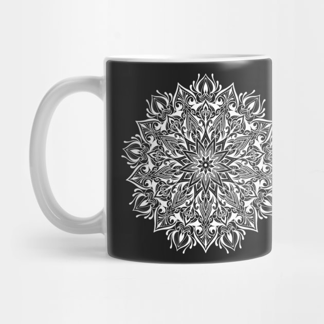 Mandala line drawing inverse by Susyrdesign by susyrdesign